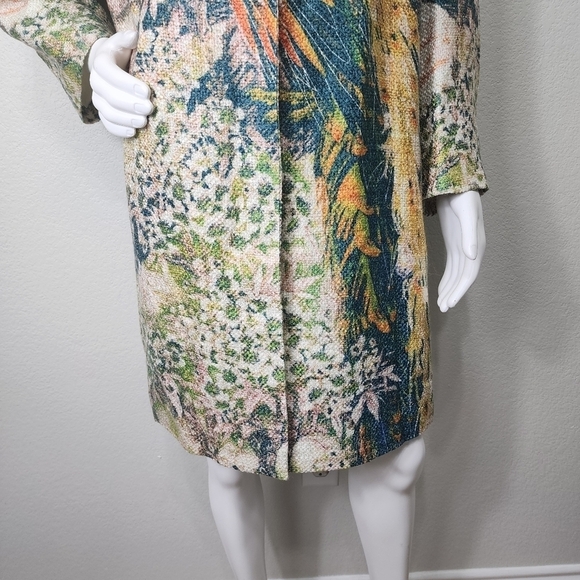 Alfredo Pauly Peacock Bohemian Cream Coat Size EU 46/US 36 - Picture 5 of 14